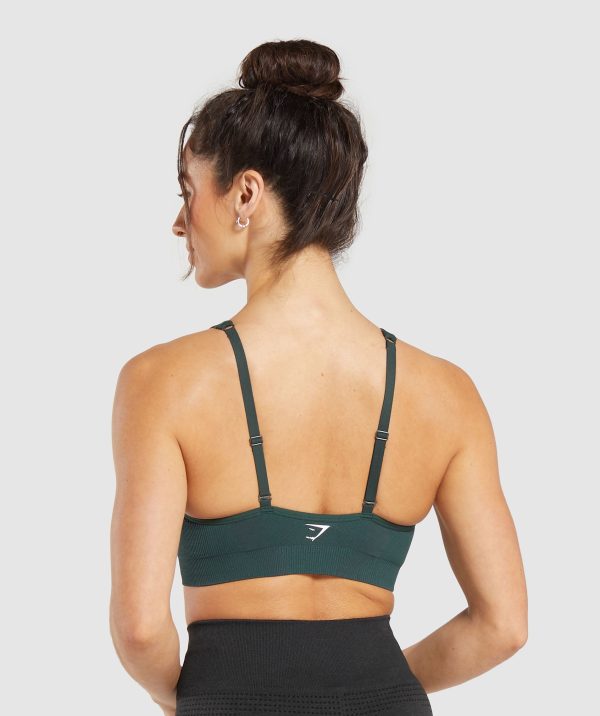 Vital Seamless 2.0 V Neck Sports Bra - Image 2