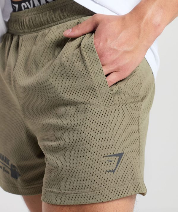 Workout Gear Mesh 5" Shorts - Image 7