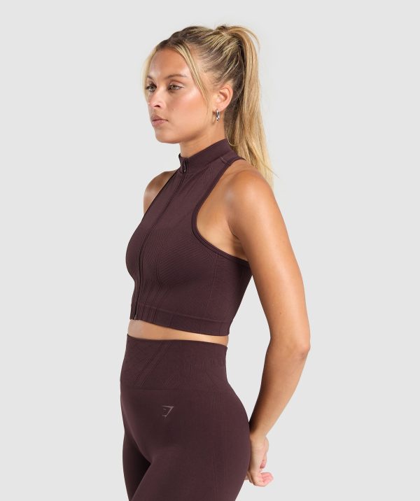 Corset Seamless Crop Tank - Image 3