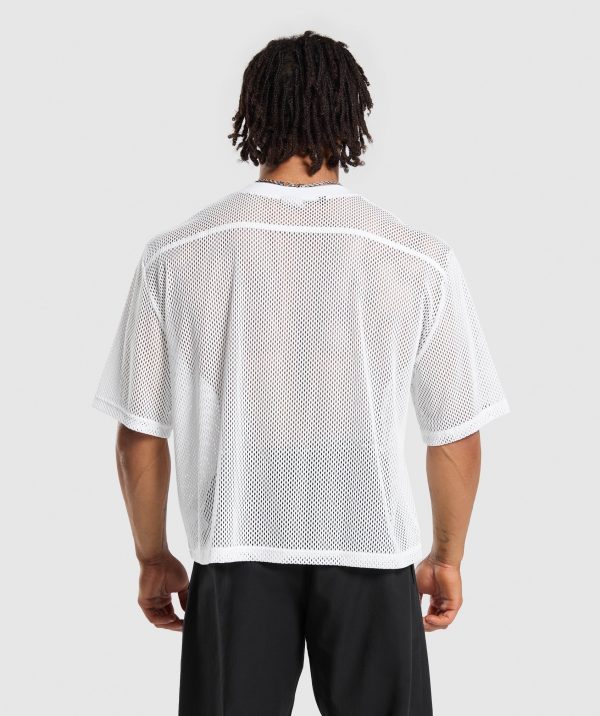Mesh Oversized T-Shirt - Image 3