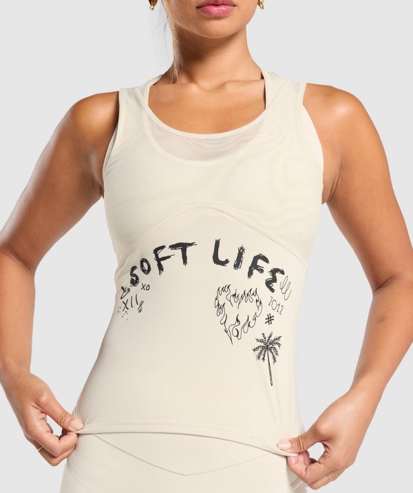 Elevate Tattoo Graphic Tank With Shelf - Image 5