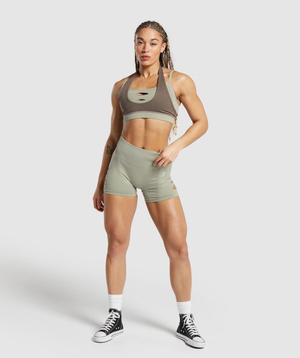 Gains Seamless Ripped Shorts - Image 4
