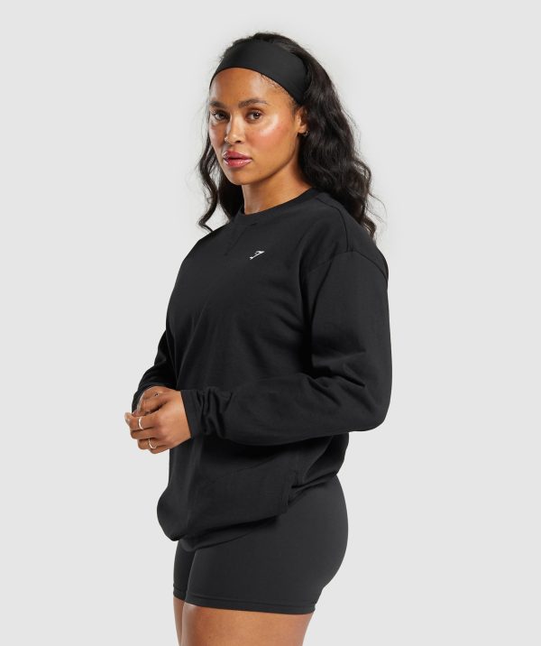 Heavyweight Cotton Long Sleeve Top - Image 3
