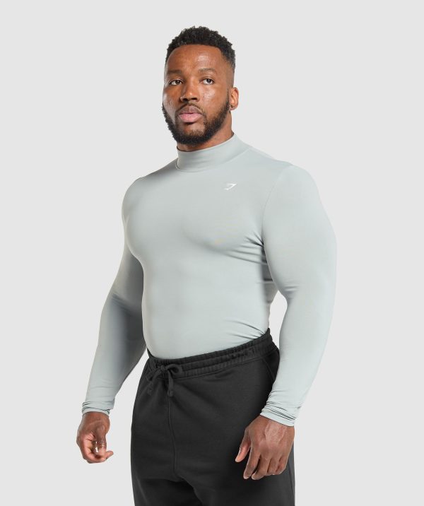 Everyday Seamless Mock Long Sleeve T-Shirt - Image 3