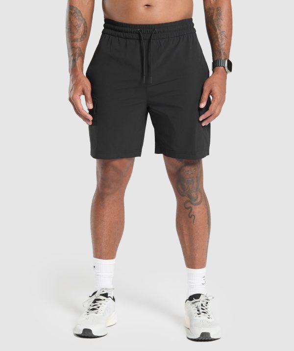 Stretch Woven Cargo Shorts - Image 2