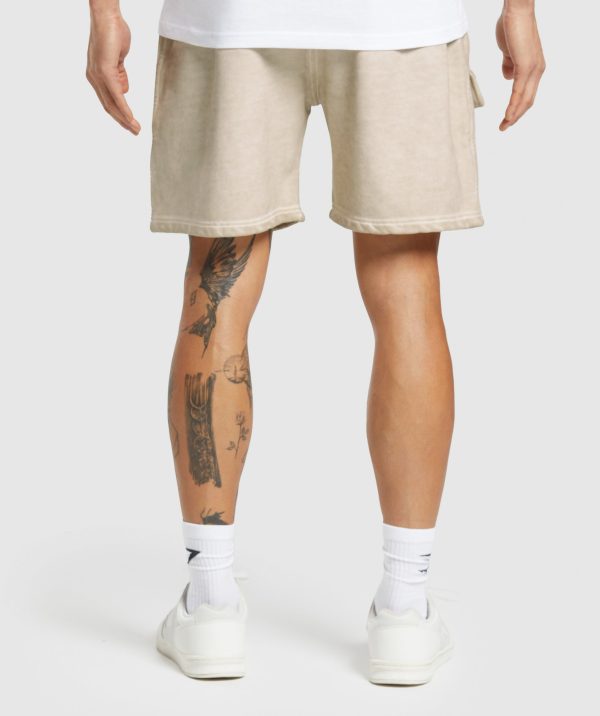 Heavyweight Washed Cargo Shorts - Image 2
