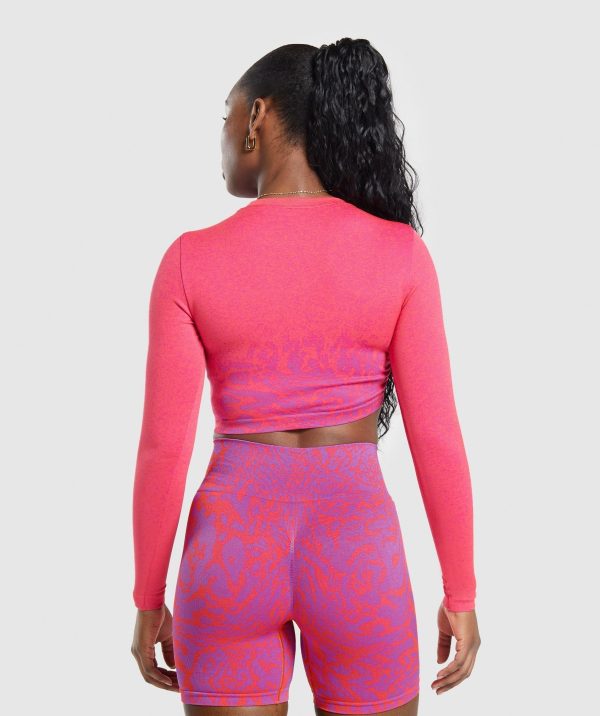 Adapt Safari Seamless Faded Long Sleeve Top - Image 2