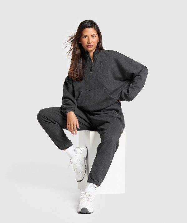 Rest Day Sweats 1/2 Zip Pullover - Image 5