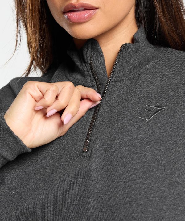 Rest Day Sweats 1/2 Zip Pullover - Image 6