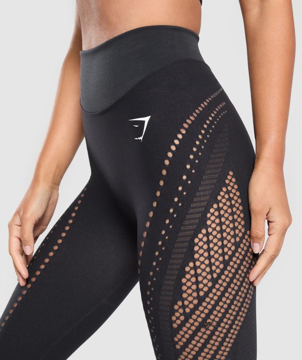 Warp Knit Seamless Tights - Image 5