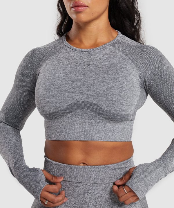Flex Long Sleeve Crop Top - Image 3