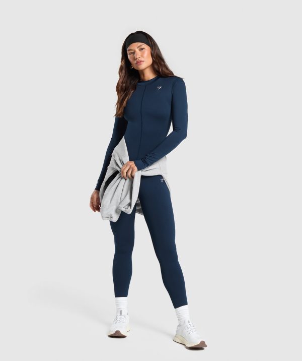 Everyday High Neck Long Sleeve Top - Image 4
