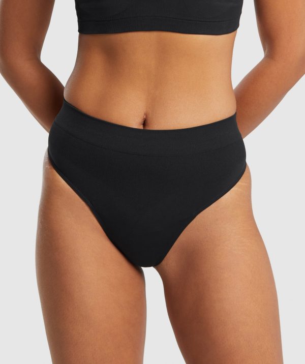 Seamless High Waisted Thong - Image 3