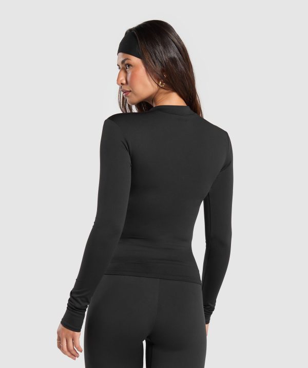 Everyday High Neck Long Sleeve Top - Image 2