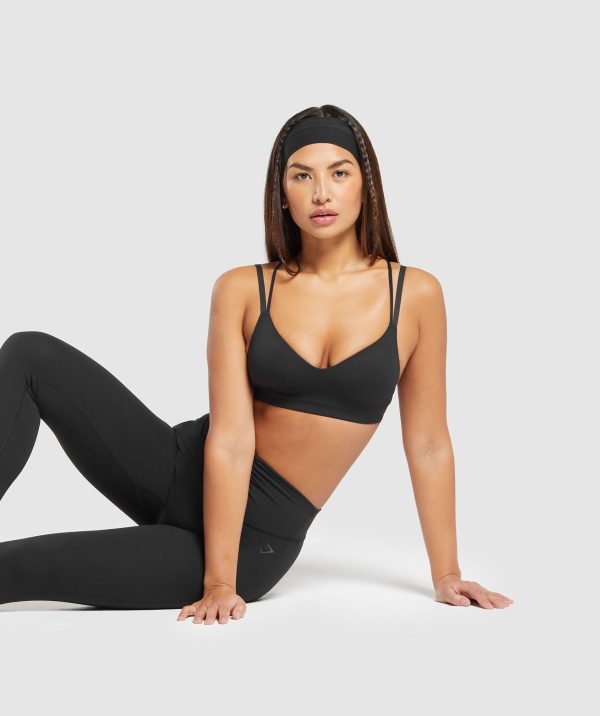 Strappy Back Light Support Sports Bra - Image 8