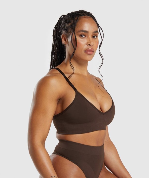 Seamless V Neck Bralette - Image 3