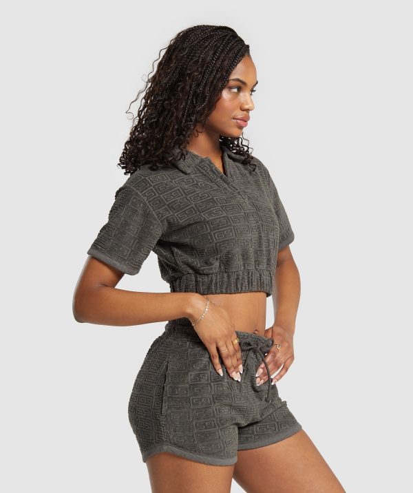 Monogram Towel Crop Top - Image 4