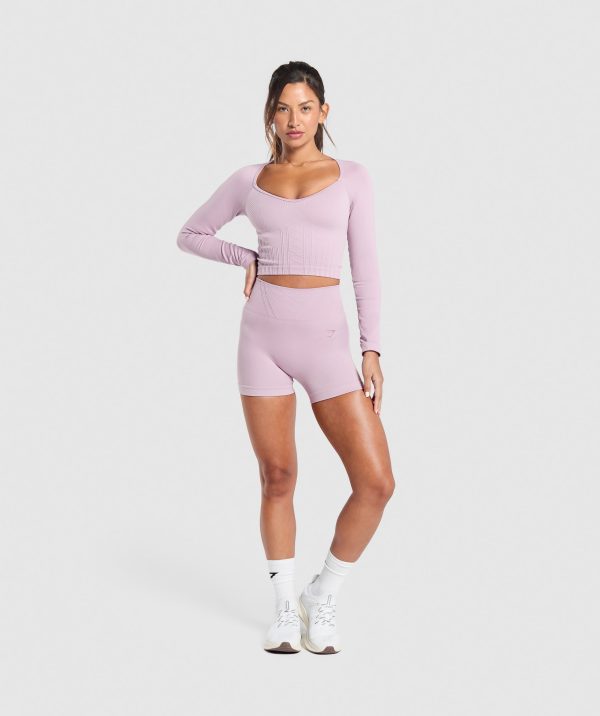 Corset Seamless Long Sleeve Top - Image 7