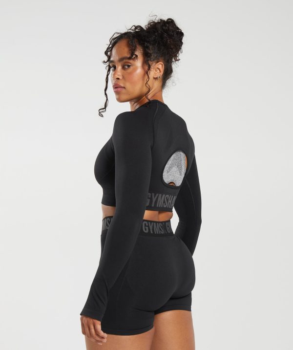 Flex Sports Long Sleeve Crop Top - Image 3