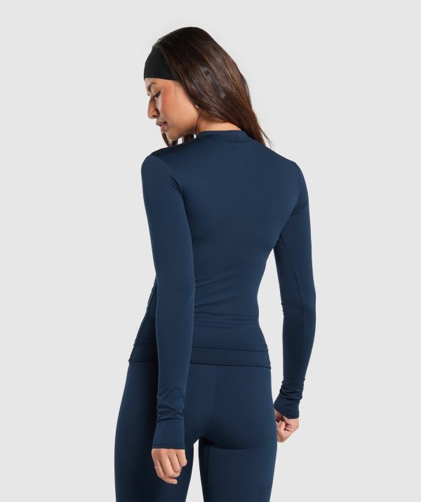 Everyday High Neck Long Sleeve Top - Image 2