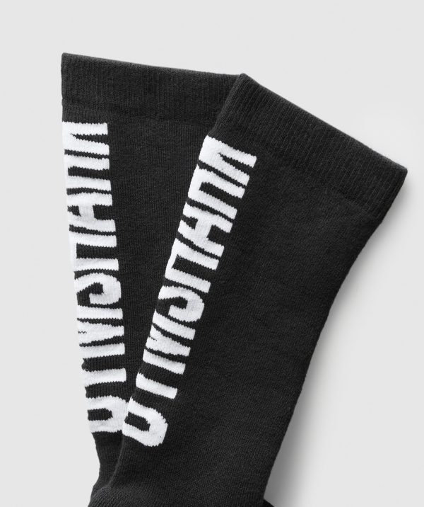 Plush Wordmark Crew Sock - Image 3