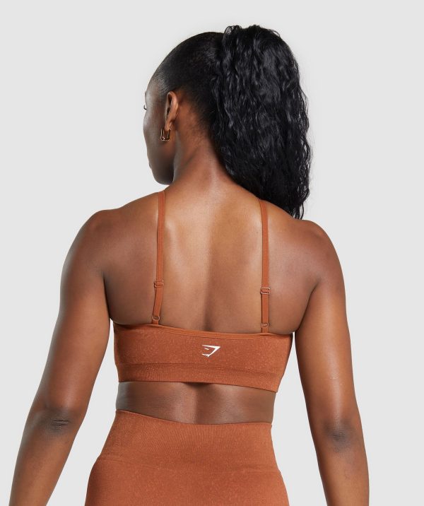 Adapt Fleck Seamless Halterneck Bralette - Image 2