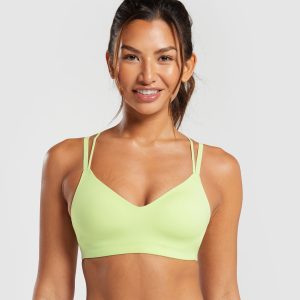 Strappy Back Light Support Sports Bra