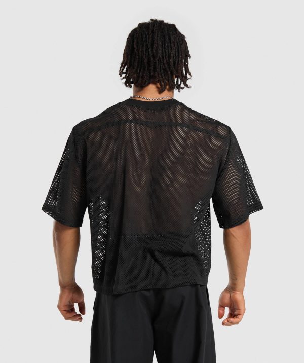 Mesh Oversized T-Shirt - Image 3