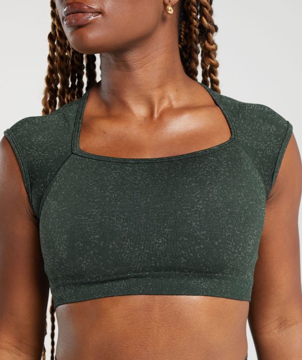 Adapt Fleck Seamless Crop Top - Image 6