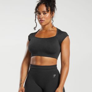Adapt Fleck Seamless Crop Top