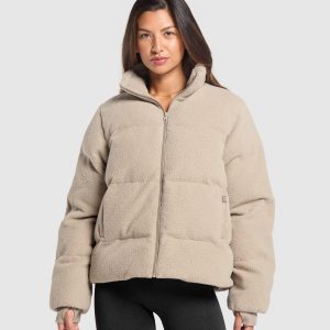 Sherpa Puffer Jacket