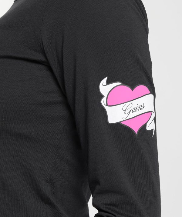 Tattoo Midi Long Sleeve T-Shirt - Image 5