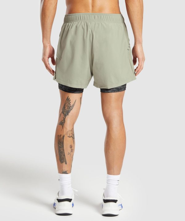 Sport  5" 2 in 1 Shorts - Image 2