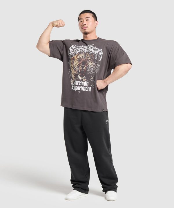 Strength Department Animal Oversized T-Shirt - Image 4