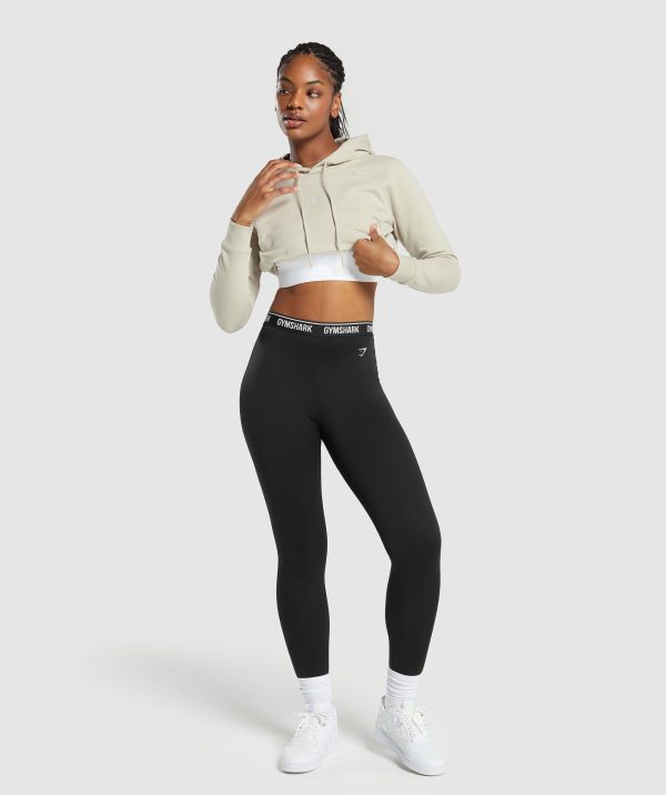 Training Fleece Cropped Hoodie - Image 4