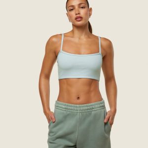 everywear Ribbed Bandeau Bra