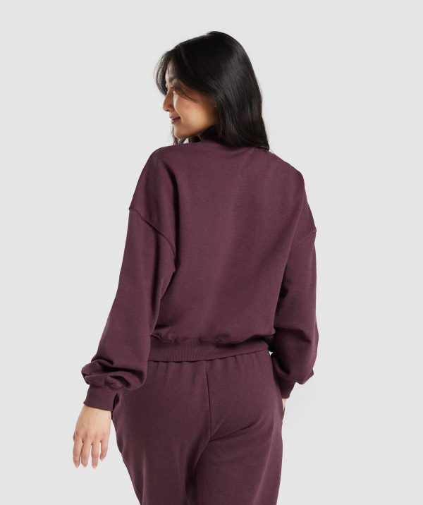 Rest Day Sweats 1/2 Zip Pullover - Image 2
