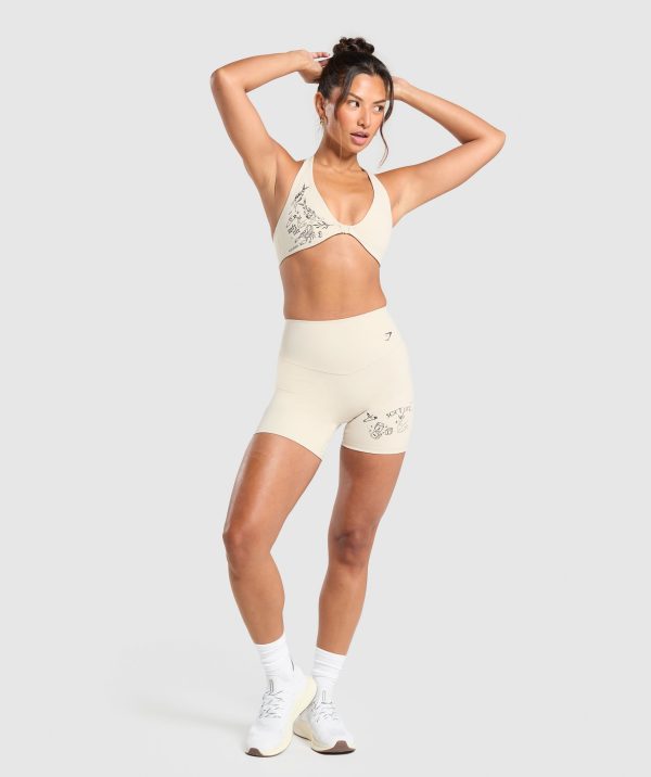 Elevate Tattoo Graphic Sports Bra - Image 4