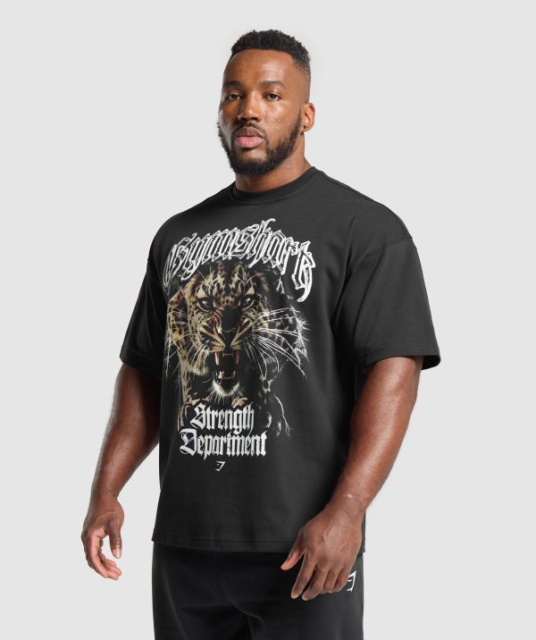 Strength Department Animal Oversized T-Shirt - Image 3