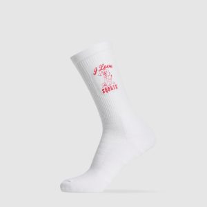 Love Squats Graphic Crew Sock Single