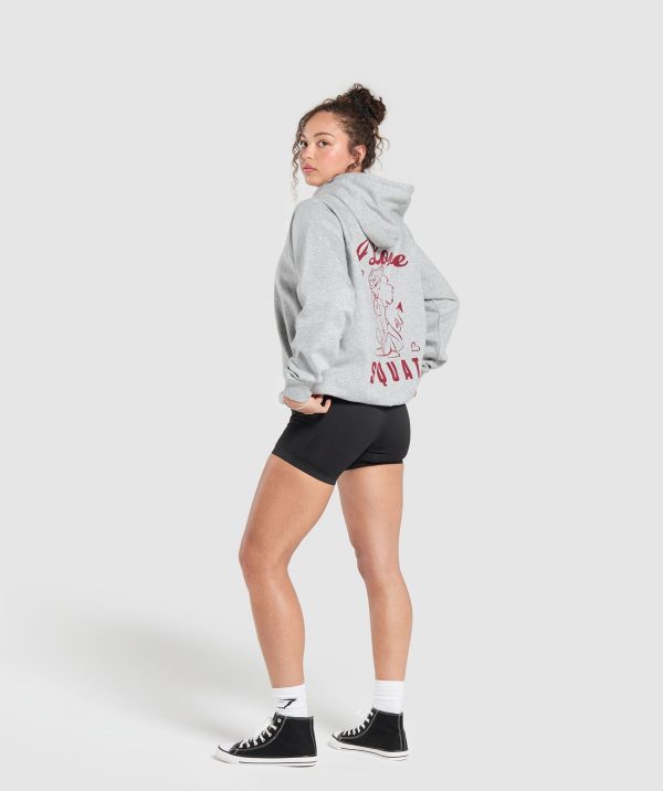 I Love Squats Hoodie - Image 4