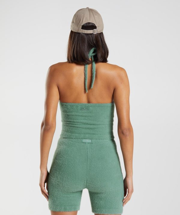 Whitney Eyelash Knit Midi Halter Top - Image 2
