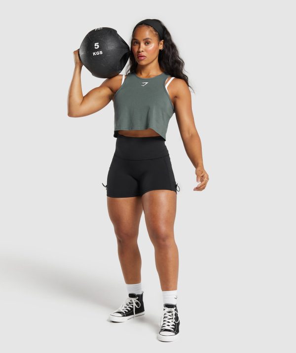 Lifting Essential Cotton Crop Tank - Image 4