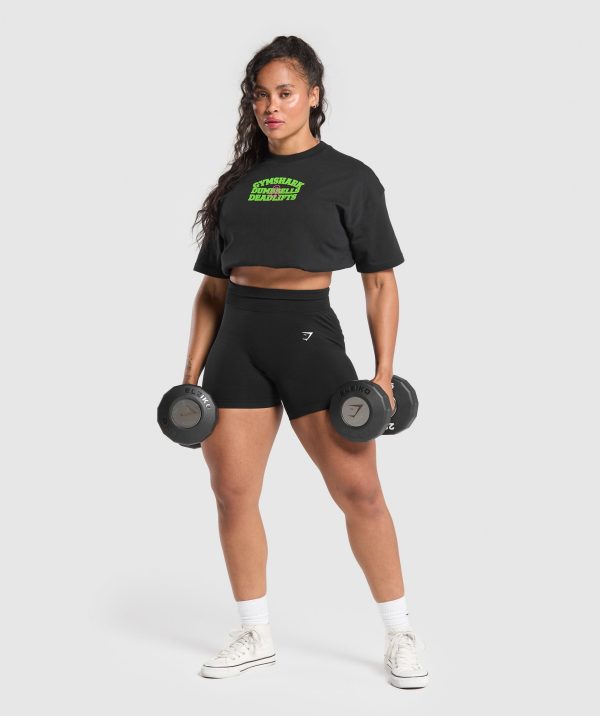 Dumbells & Deadlifts Oversized T-Shirt - Image 4