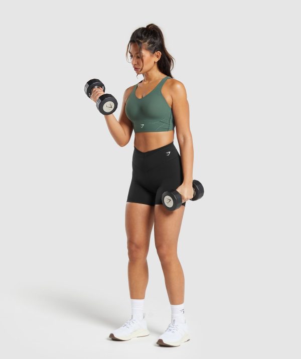Longline Crossback Sports Bra - Image 4