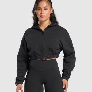 Superset Crop Zip Hoodie