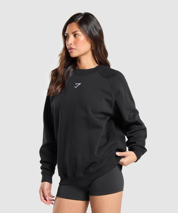Training Oversized Fleece Sweatshirt - Image 3