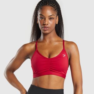 Ruched Sports Bra