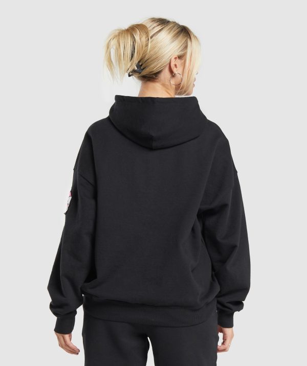 Tattoo Oversized Hoodie - Image 3