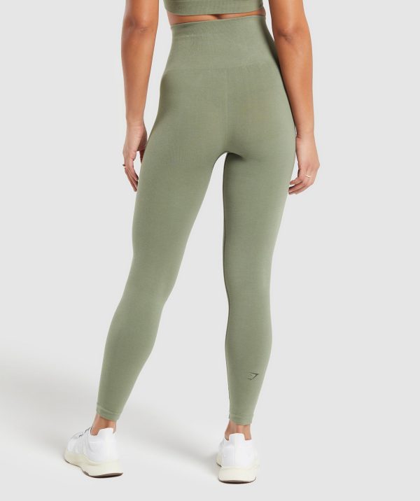 Cotton Seamless Leggings - Image 2